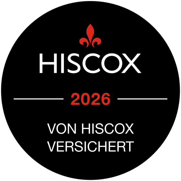Hiscox Versicherungssiegel 2026